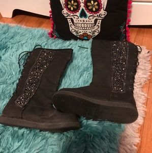 LILIANA Faux Shearling Boots